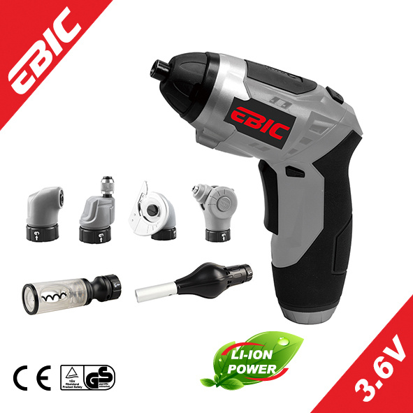 Professional Power Tools 3.6V Li-ion Cordless Screwdrive with LED Light