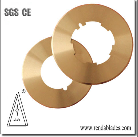 D2 Cardboard Thin Edge Slitting Circle Top Blade/Knife