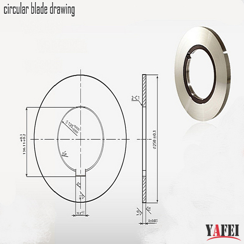 Circular Slitting Knife for Cutting Iron Tubes