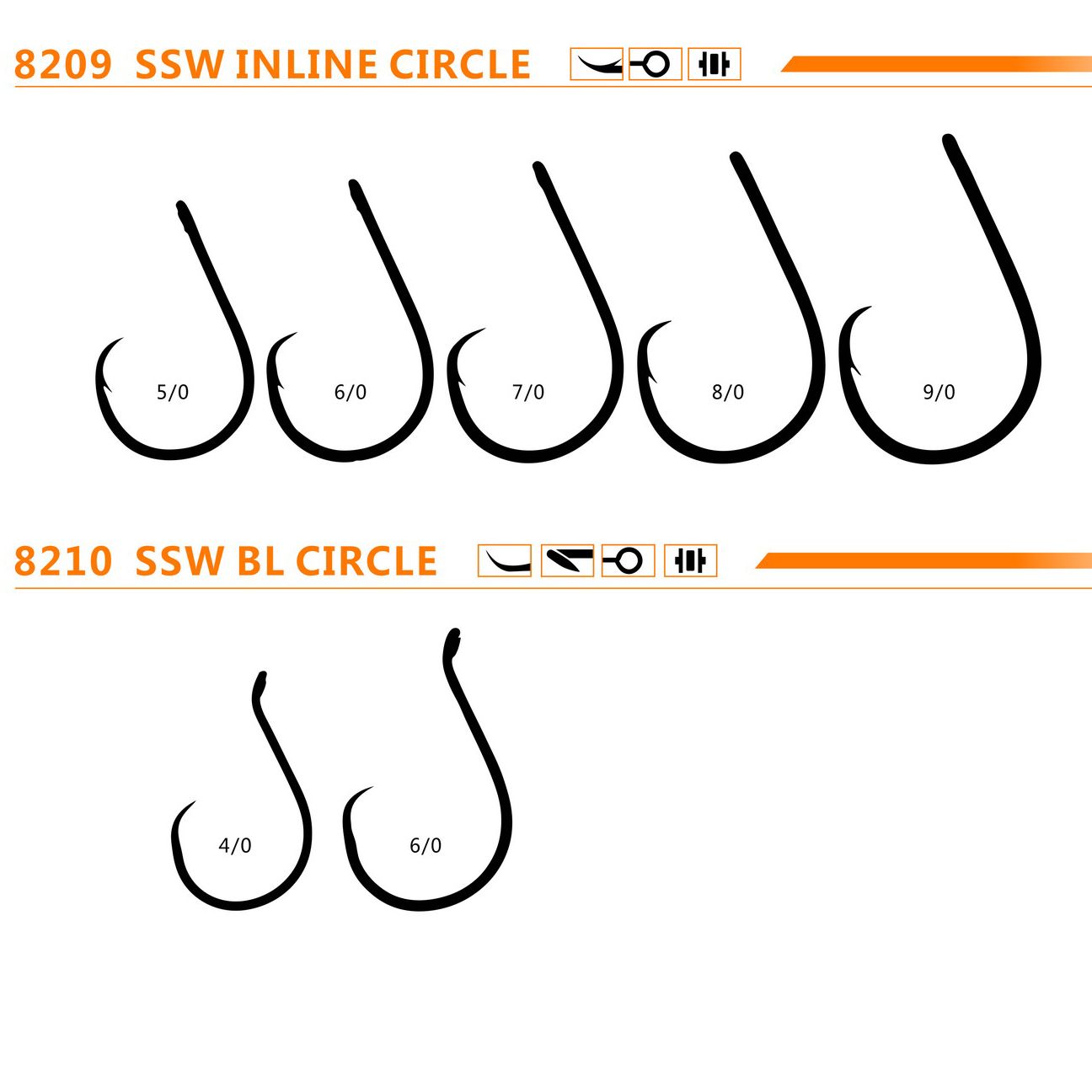 Free Shipping Cheap Japan Ssw Inline Circle Fishing Hook