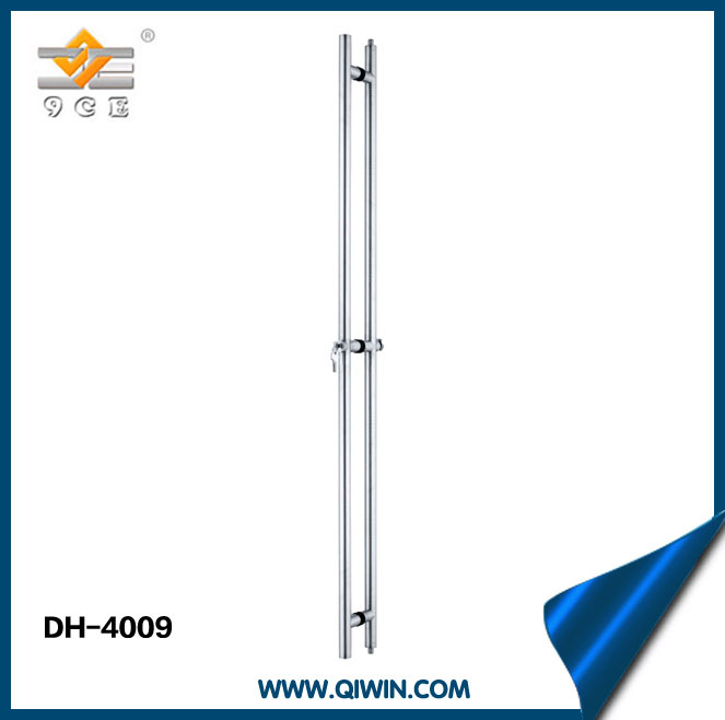 304 Stainless Steel Glass Door Handle with Lock (DH-4009)
