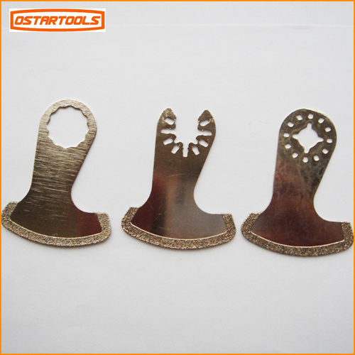 Diamond Sickle Boot Shape Grout Blade