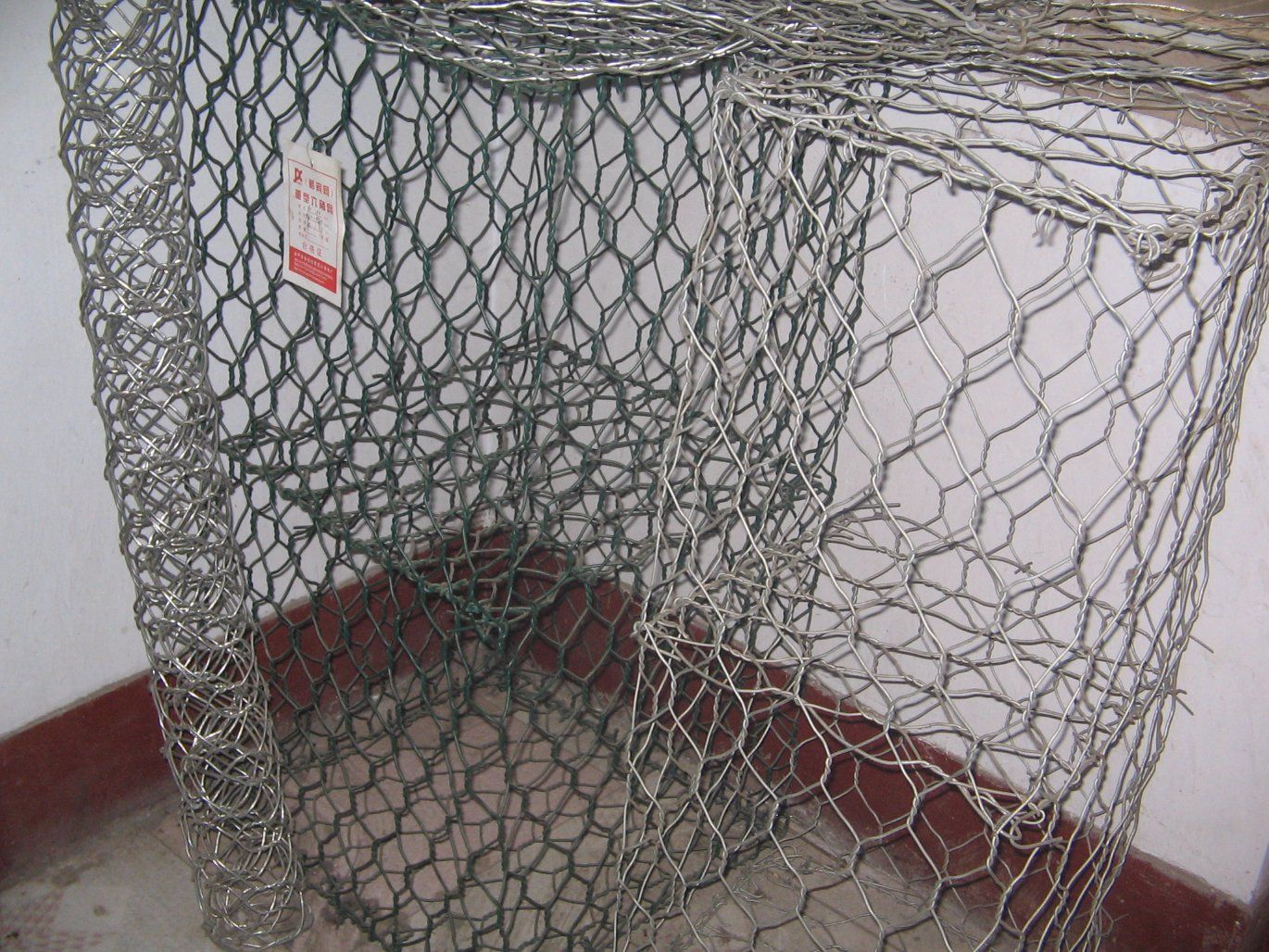 Galvanized Gabion Wire Mesh Cage with Hexagonal Shape