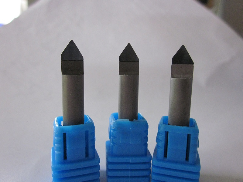 Diamond PCD Flat Bottom Engraving Tools with 45 Degree