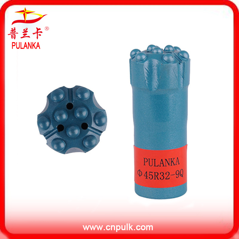 Flat Face Spherical Buttons Thread Drill Bit