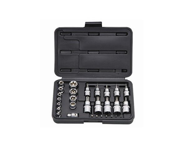 30PCS E Socket & Bit Set 1/4