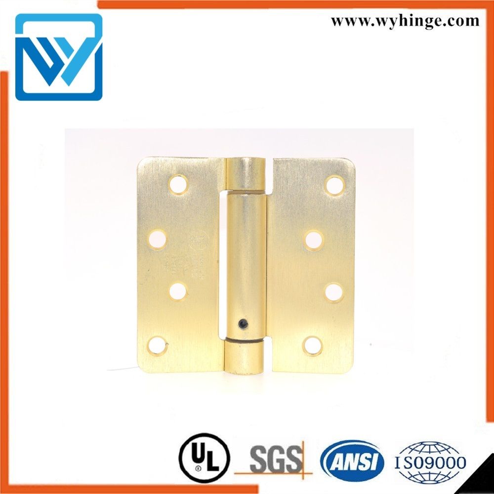 Door Hardware Heavy Duty Quality Brass Hinge, Spring Door Hinge 4 Inch 2.5mm Spring Hinge