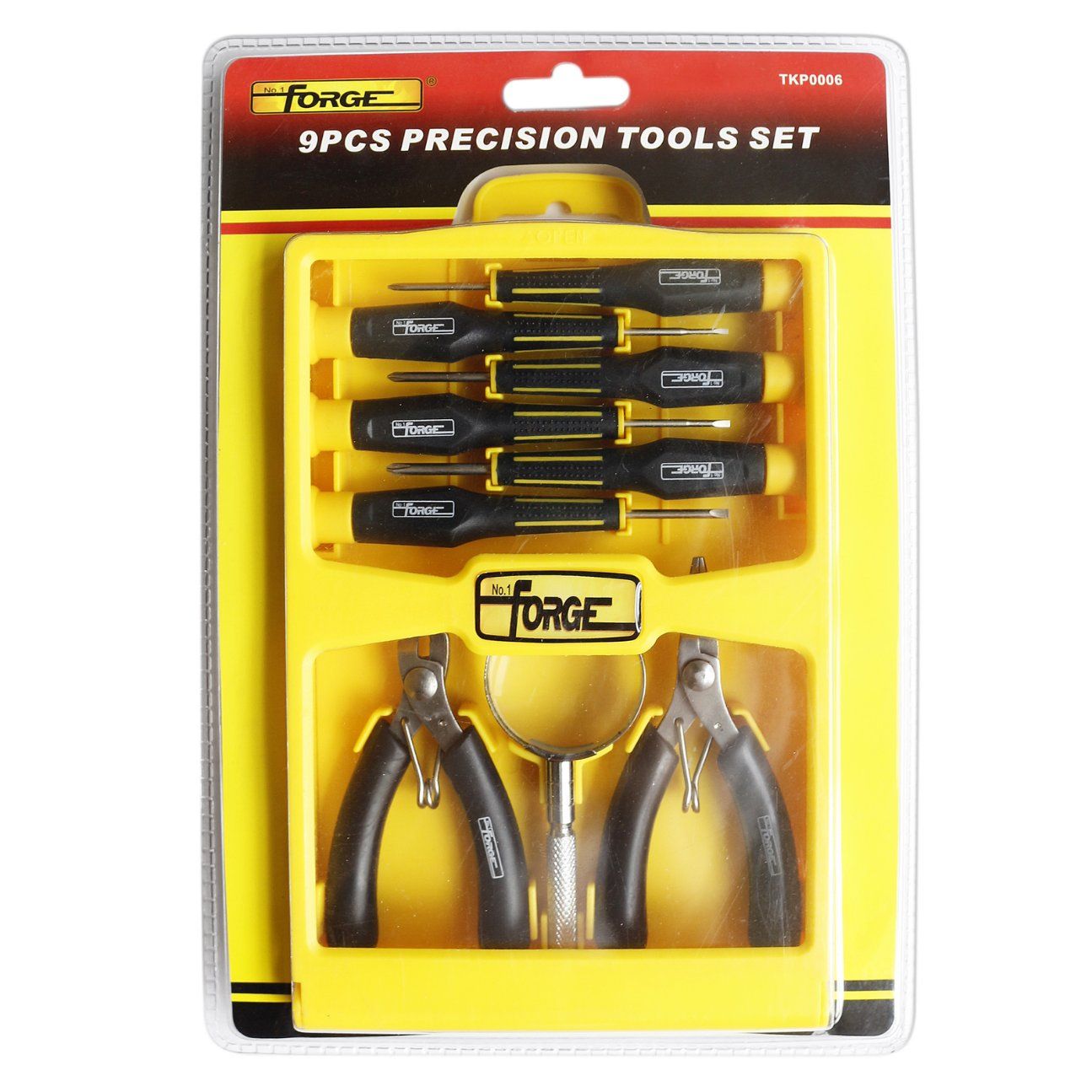 9PCS Hand Tool Set Cr-V Steel Screwdriver Kit Precision Tools Set