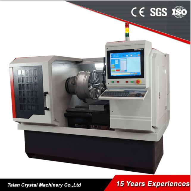 Alloy Wheel Repair Diamond Cutting CNC Lathe Wrm28h