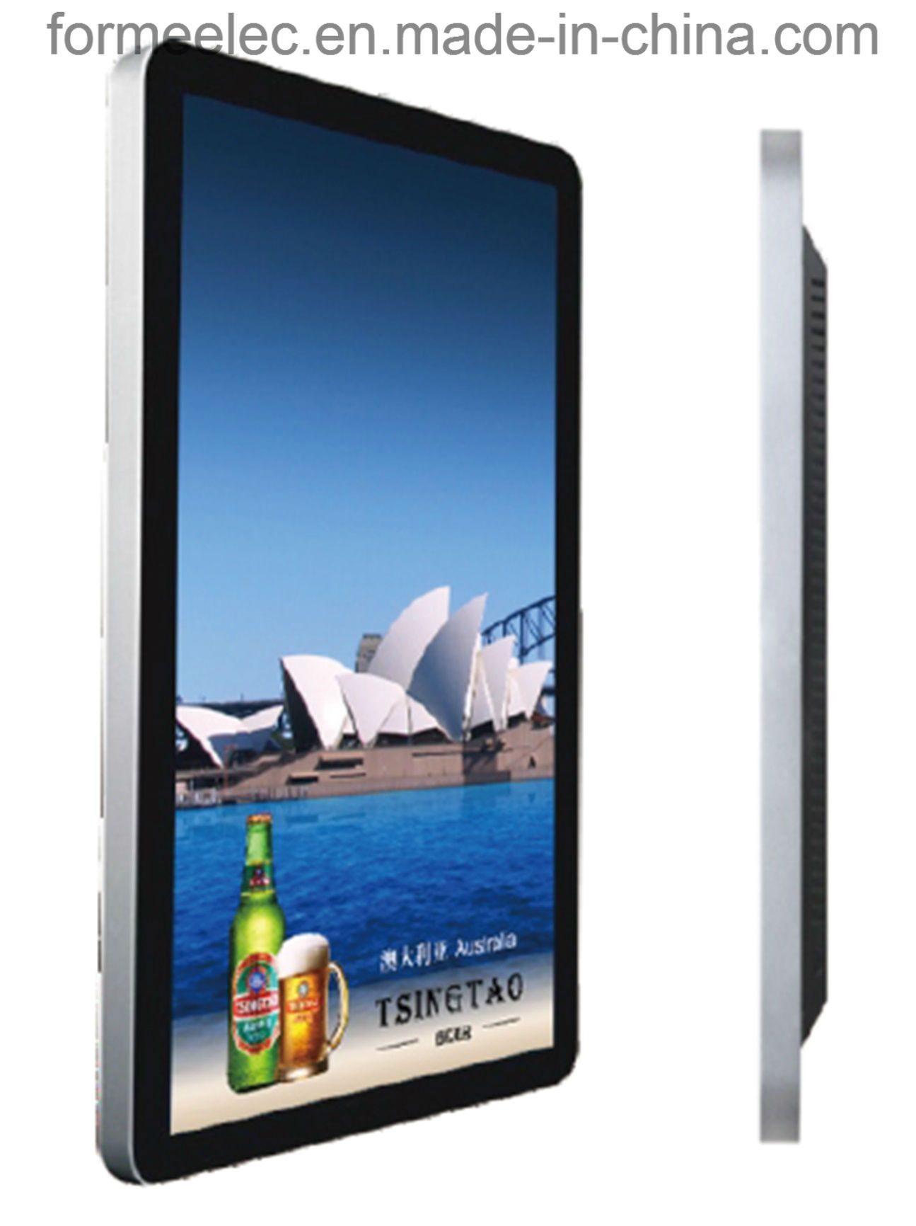 55 Inch 500nits Advertising Machine LCD Ad Player Signage Display