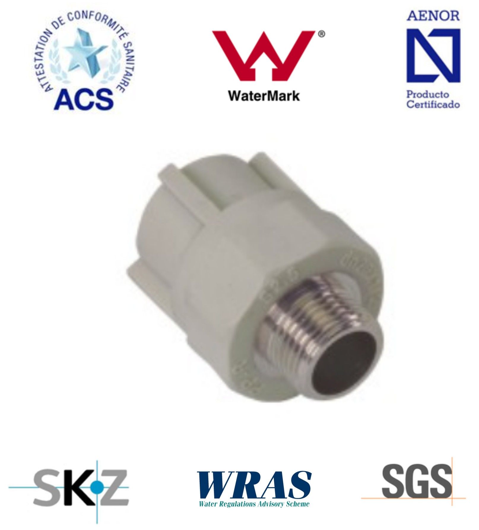 PPR Fitting - Pipe Fitting (Male Straight)