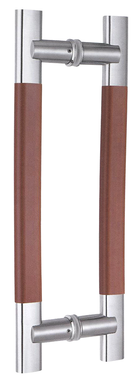 High Quality Square Pipe Shape Wooden Door Handle for Glass Door