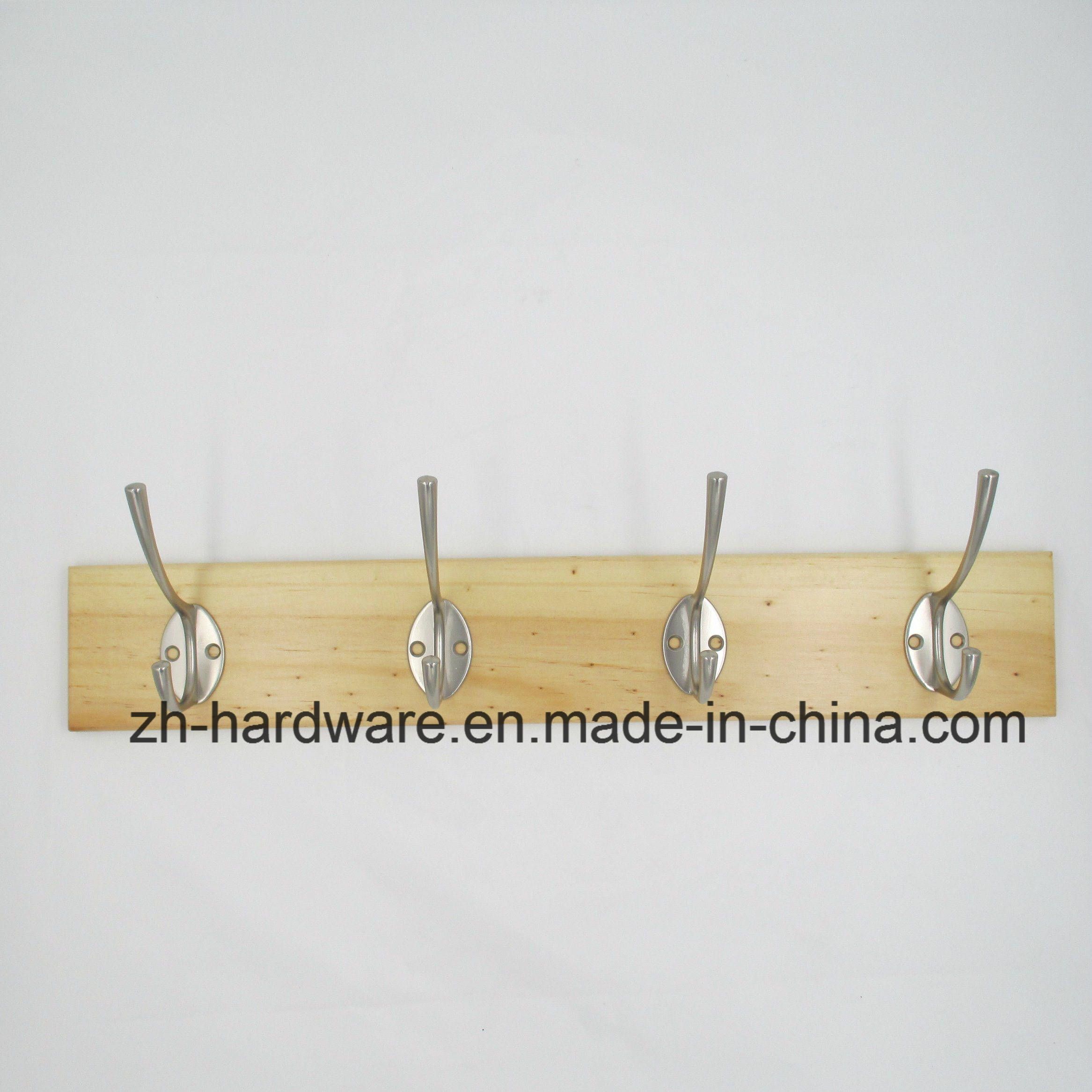 High-Grade Beautiful Clothes Hook Wooden & Metal Board Hook (ZH-7013)