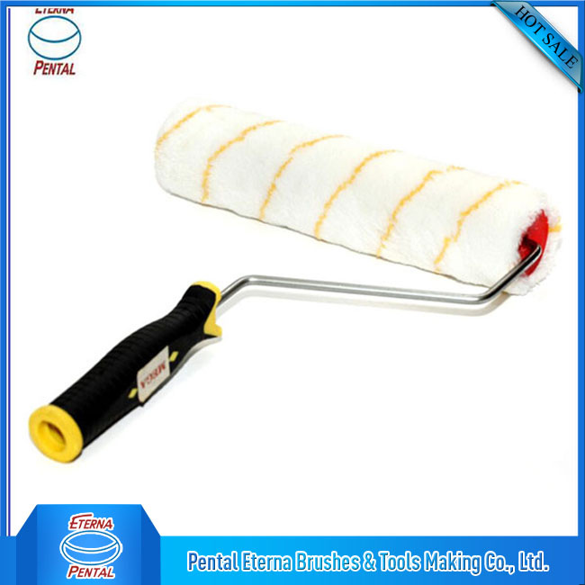 Double Color Plastic Handle Pattern Paint Roller