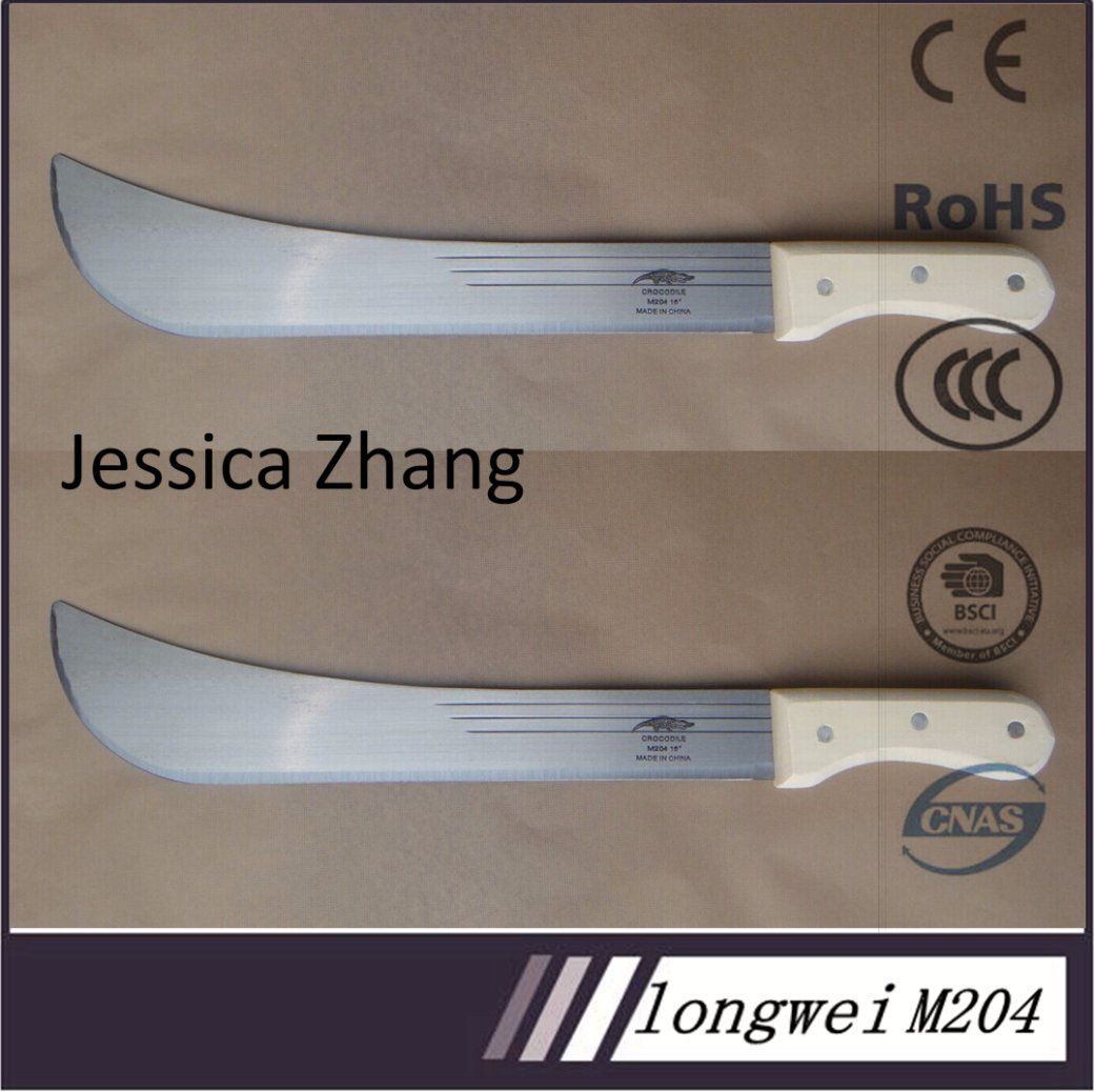 Nigeria Market Best Price and Quality M204 Wooden Handle or Plastic Handle Sugarcane Machete
