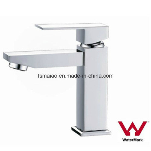 Watermark Single Handle Square Brass Basin Faucet (HD4250)