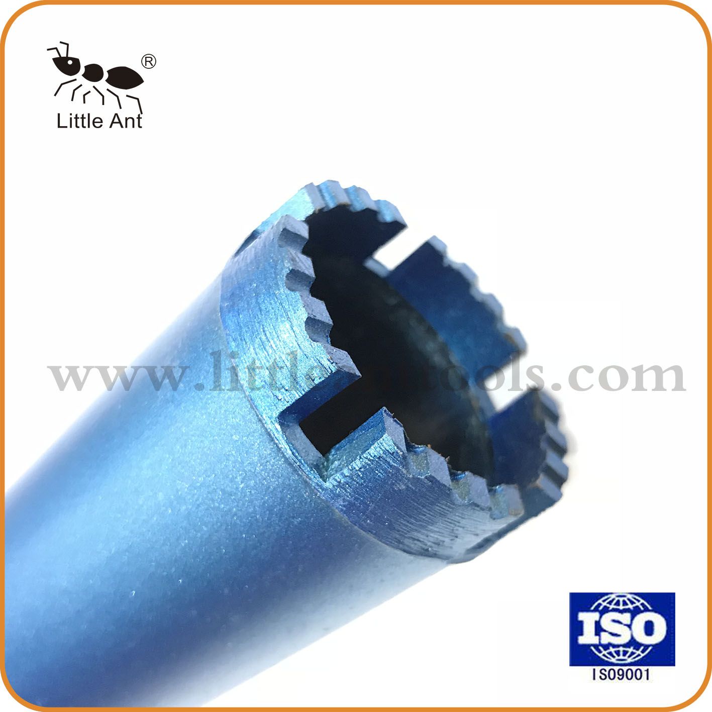 Blue Wave Segment Diamond Core Drill Bits for Reinforced Concrete.