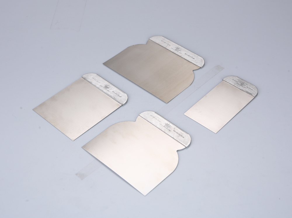 4 Pieces Mirror Polished Putty Knife Scraper Set