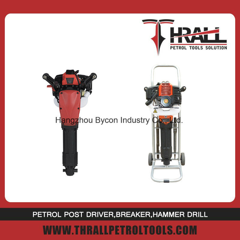 small portable petrol concrete breaker jack hammer