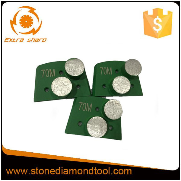 Two Round Diamond Segment Floor Grinding Disc