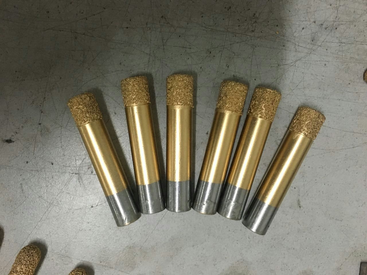 Flat Head CNC Stone Brazing Carving Tools Diamond Tool