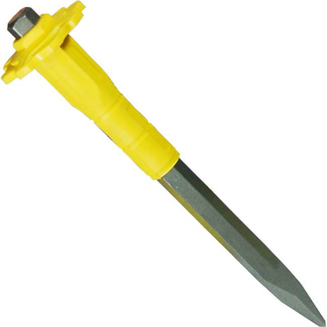 Masons Tools Cr-V Steel Pointed End Stonemasons Cold Chisel
