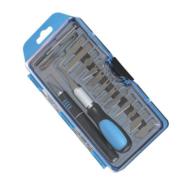 18PCS Hobby Knife Set Packing of Plastic Box