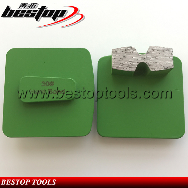 30# Hard H Shape Segments Redi Lock Diamond Grinding Block