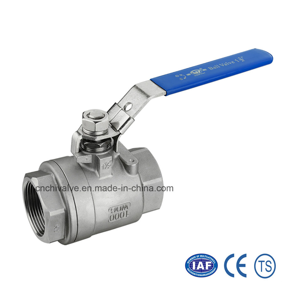 Stainless Steel 2PC Thread Full Bore Ball Valve