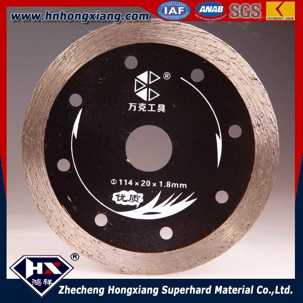 Continuous Rim Edge Diamond Saw Blade for Hard Stone