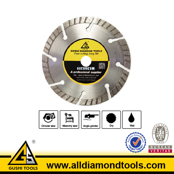 Hot Pressed Diamond Split Turbo Saw Blade for Cutting Concrete