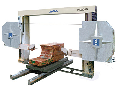 CNC Wire Cutting Machine for Cutting Granite Marble Block Stone