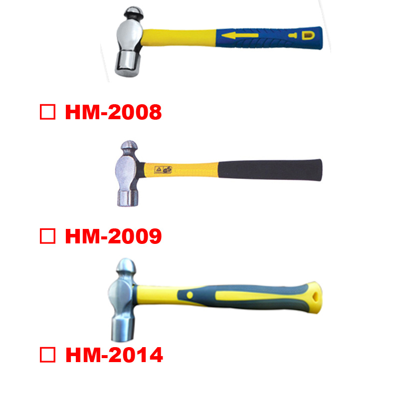 Ball Pein Hammer with Fibreglass/TPR Handle
