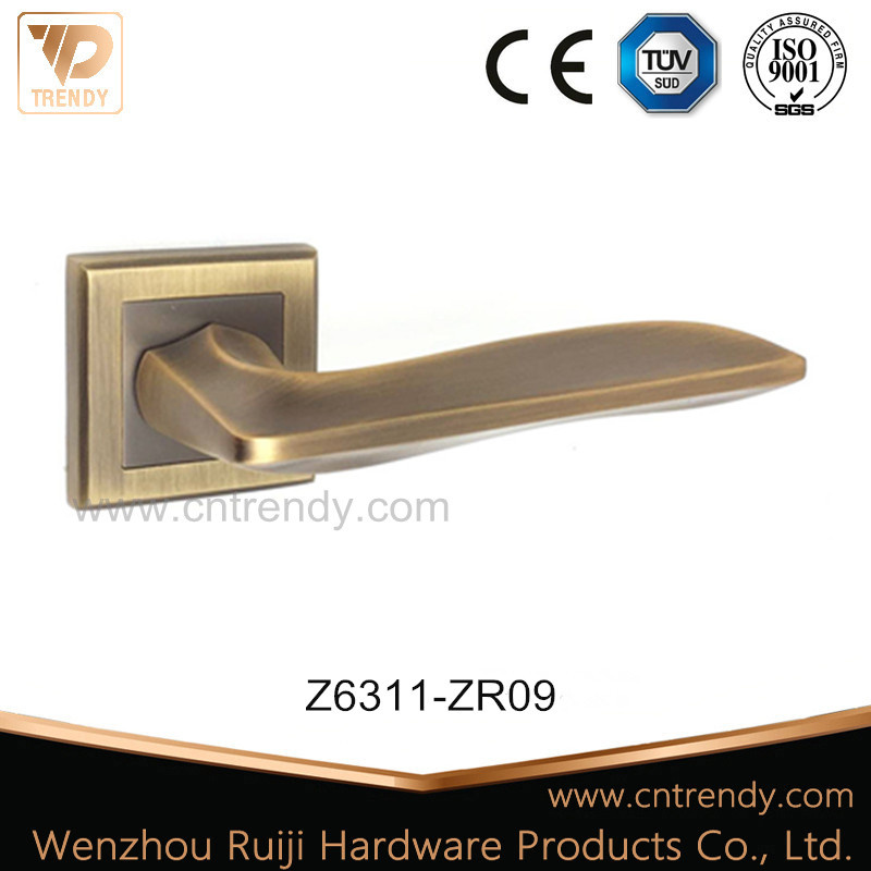 Mat Coffee Color Zinc Alloy Door Lever Handle (Z6311-ZR09)