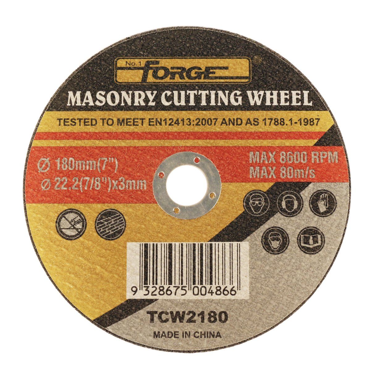 180*3*22.2mm Flat Type Stone Cut off Disc Masonry Cutting-off Wheel