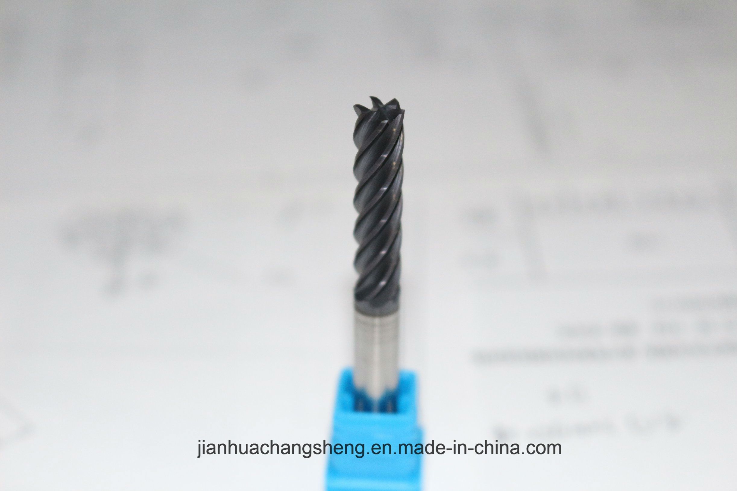 High Precision 6 Flutes Solid Carbide End Mill for Milling Special Metal /Steel/Carbon/Plastic/PVC/Diamond/Titanium/Wood/Special Material