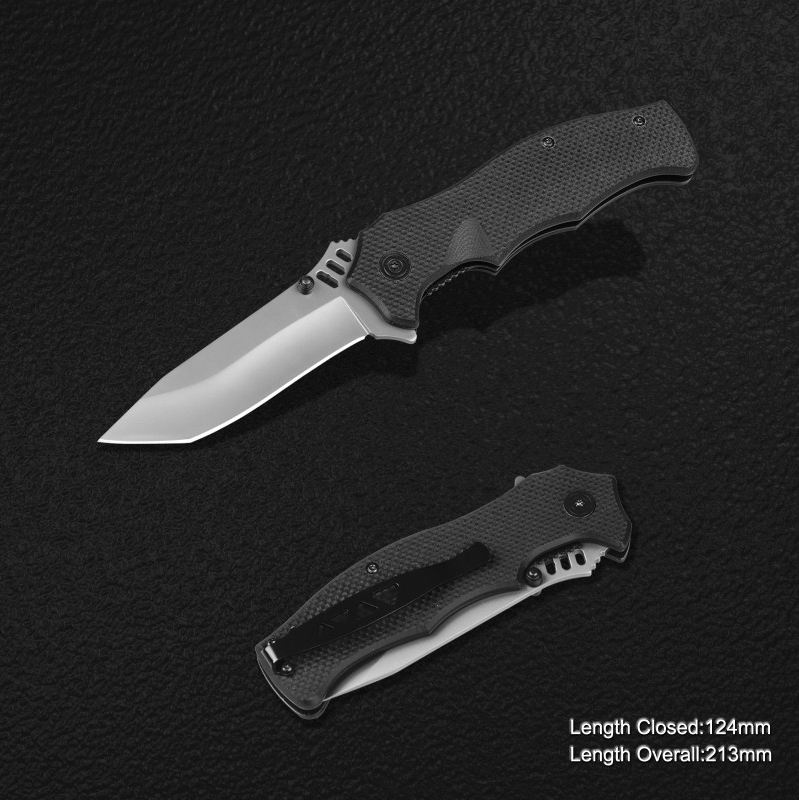 Folding Knife with G10 Handle (#3805-717)