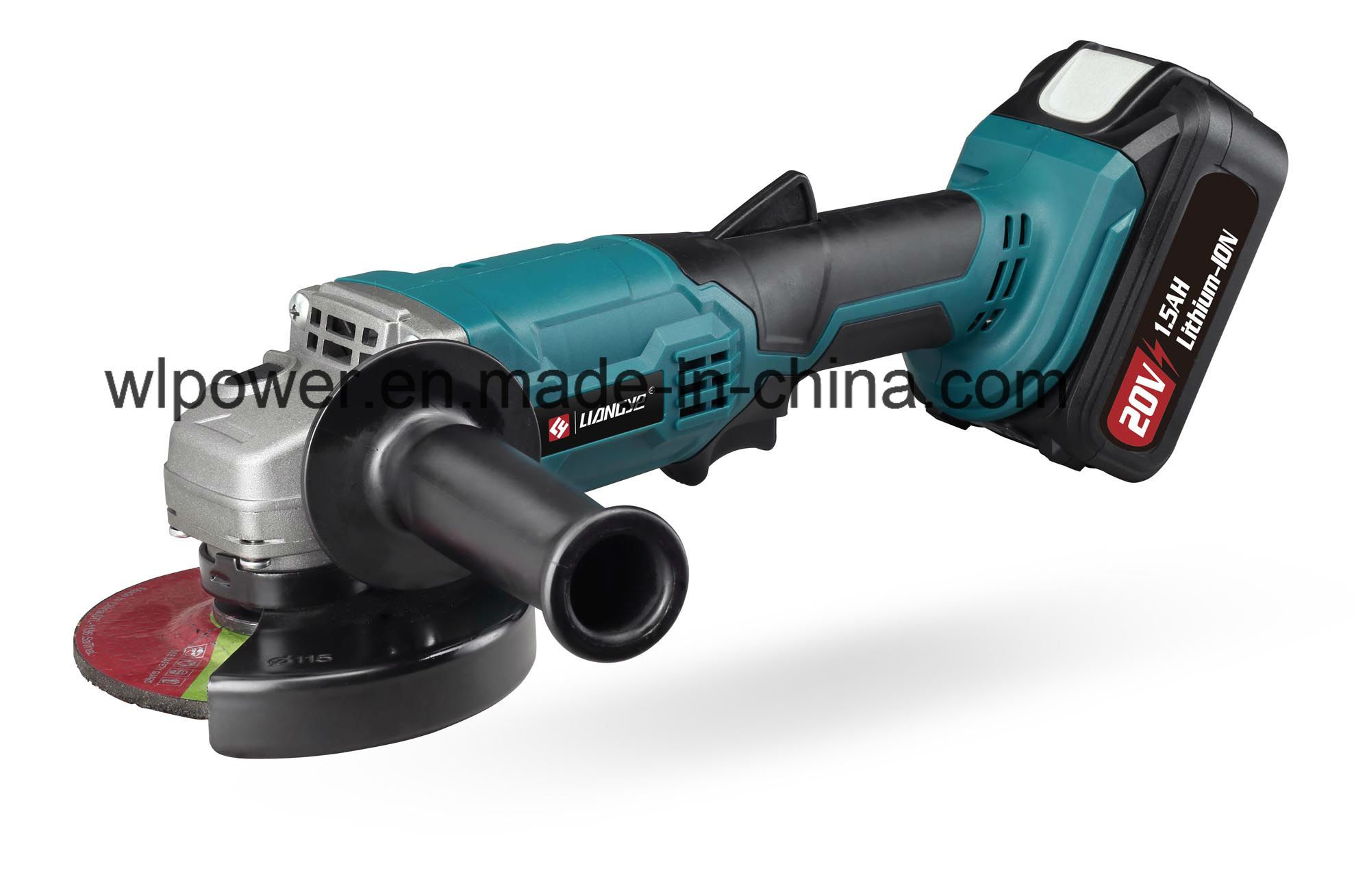 20V 4.0ah Cordless Angle Grinder Lithium Power Tool