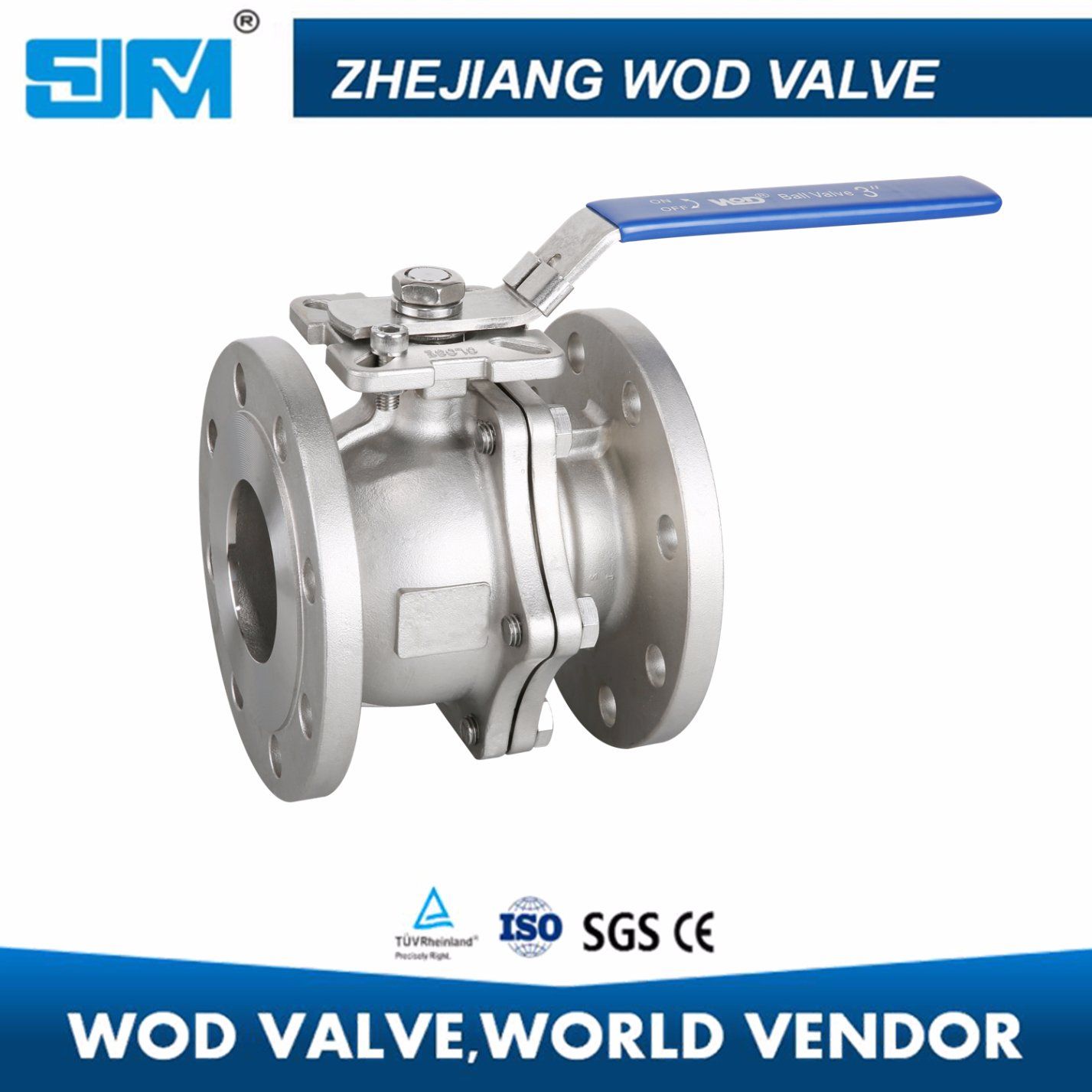 Stainless Steel 304 DIN Flange Ball Valve