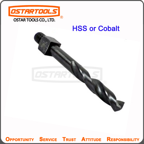 #14 Colo Cobalt, Long Length 1/4-28 Threaded Shank Adapter Drills