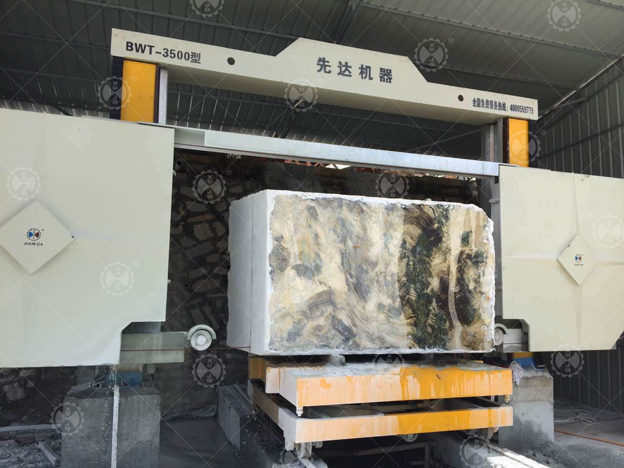 CNC - 3500 CNC Diamond Wire Saw Stone Cutting Machine for Block Trimming