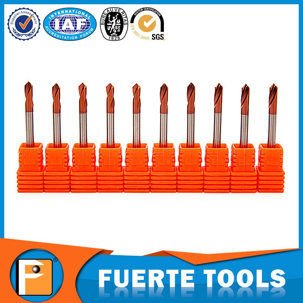 2 Flutes 90 Degree Tungsten Carbide Spot Drill for Steel Drilling
