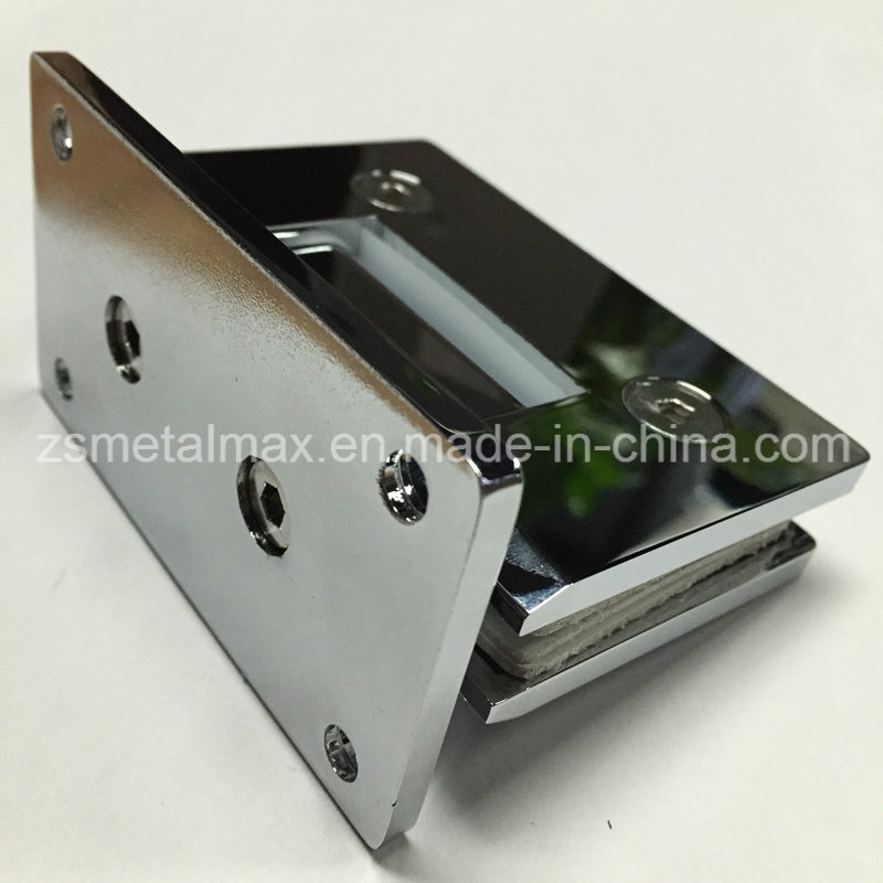 Stainless Steel Brass 90 Degree Glass Hardware Clamp Door Shower Hinge (YH204)