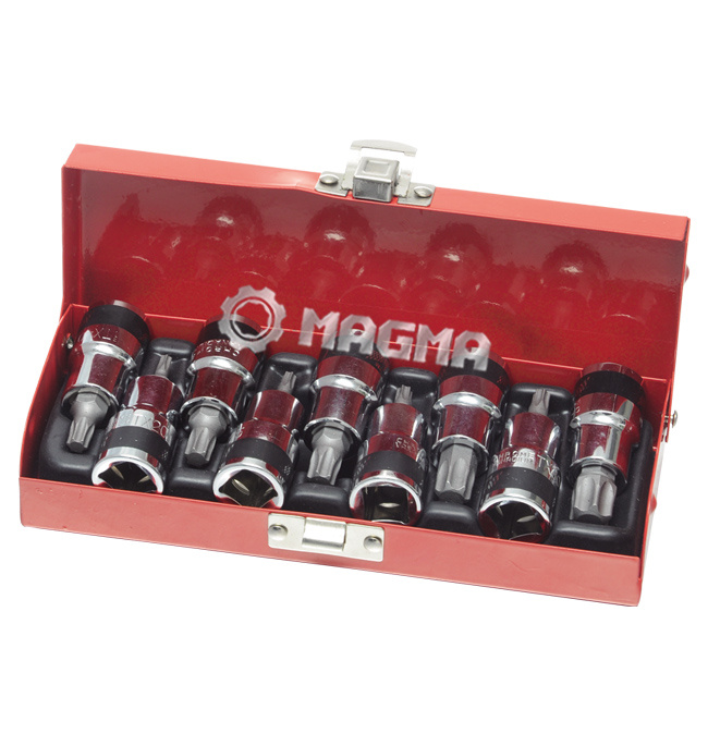 10 PC Bits Socket Set With Metal Box (MG20010B)