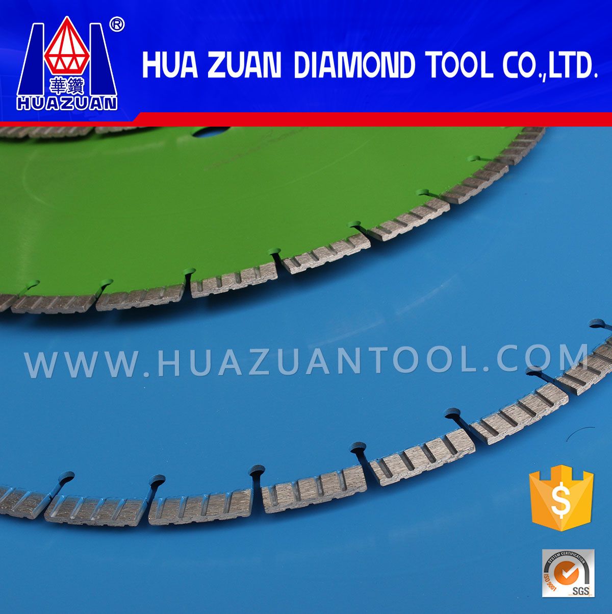 Special Design Laser Welded Diamond Saw Blades for Construction