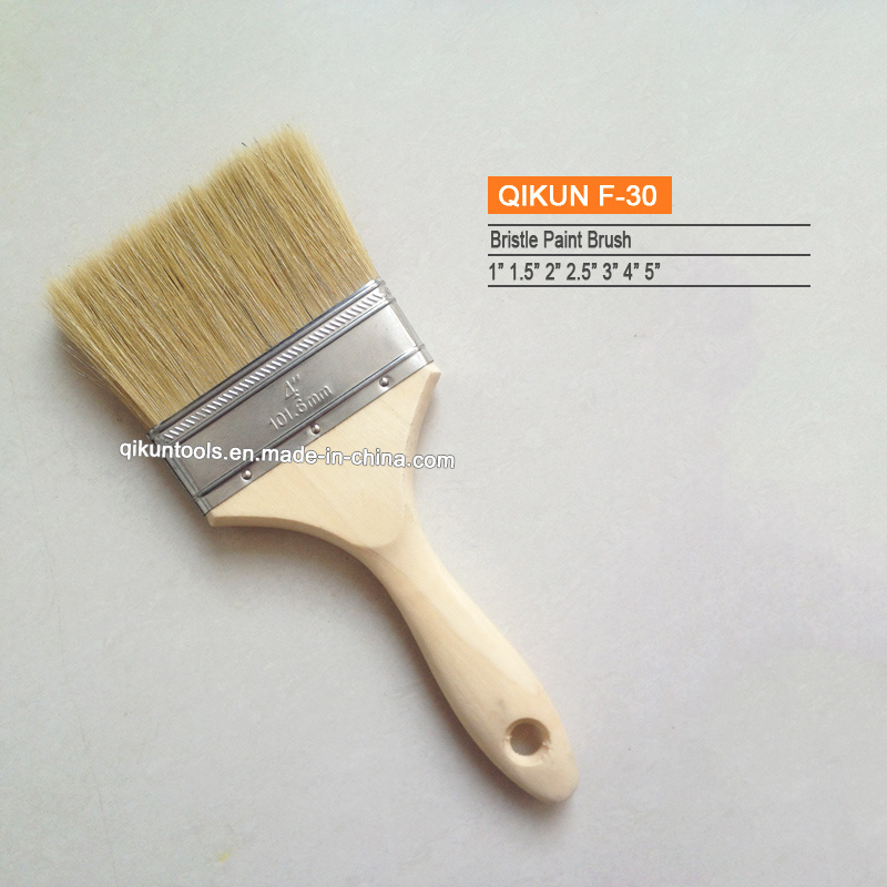 F-30 Hardware Decorate Paint Hand Tools Wooden Handle Bristle Paint Brush