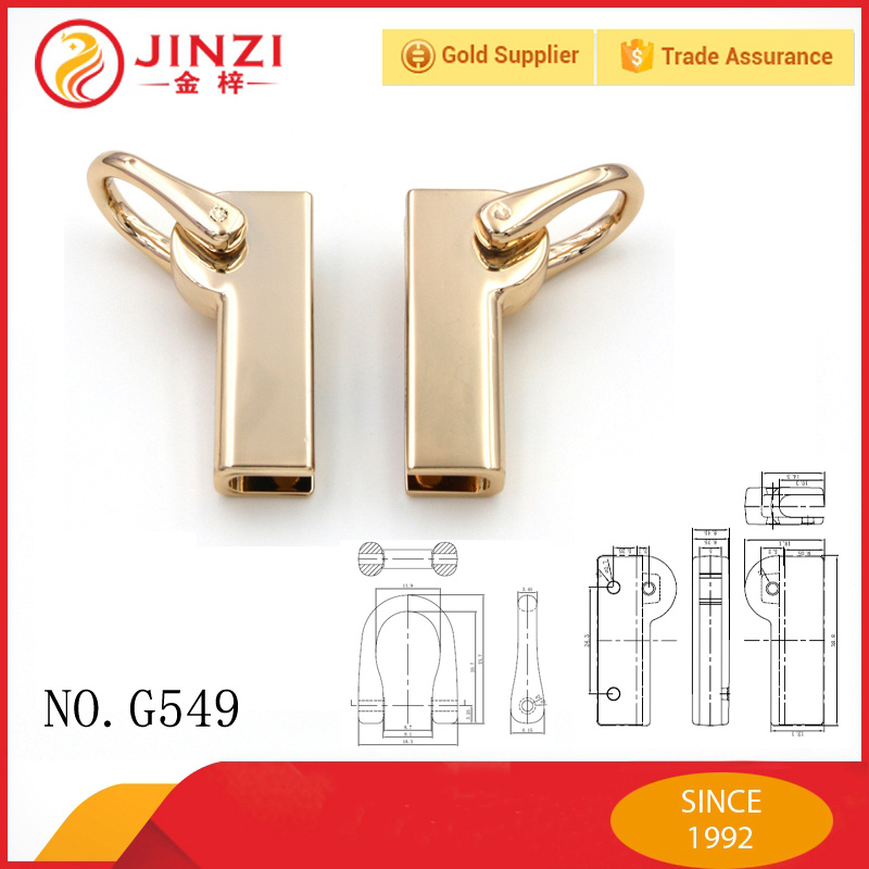 Cusotm Zinc Alloy Metal Fittings Connection Buckle Handbag Hardware