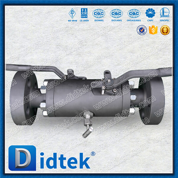 Didtek Flange Ends Double Block and Bleed Valve Dbb Ball Valve