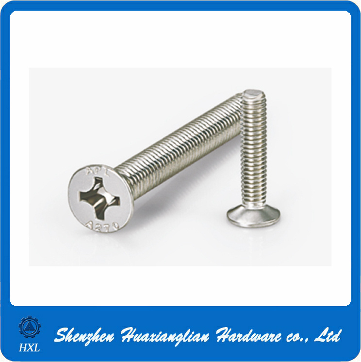 Cross Recessed Countersunk Flat Head Machine Screws