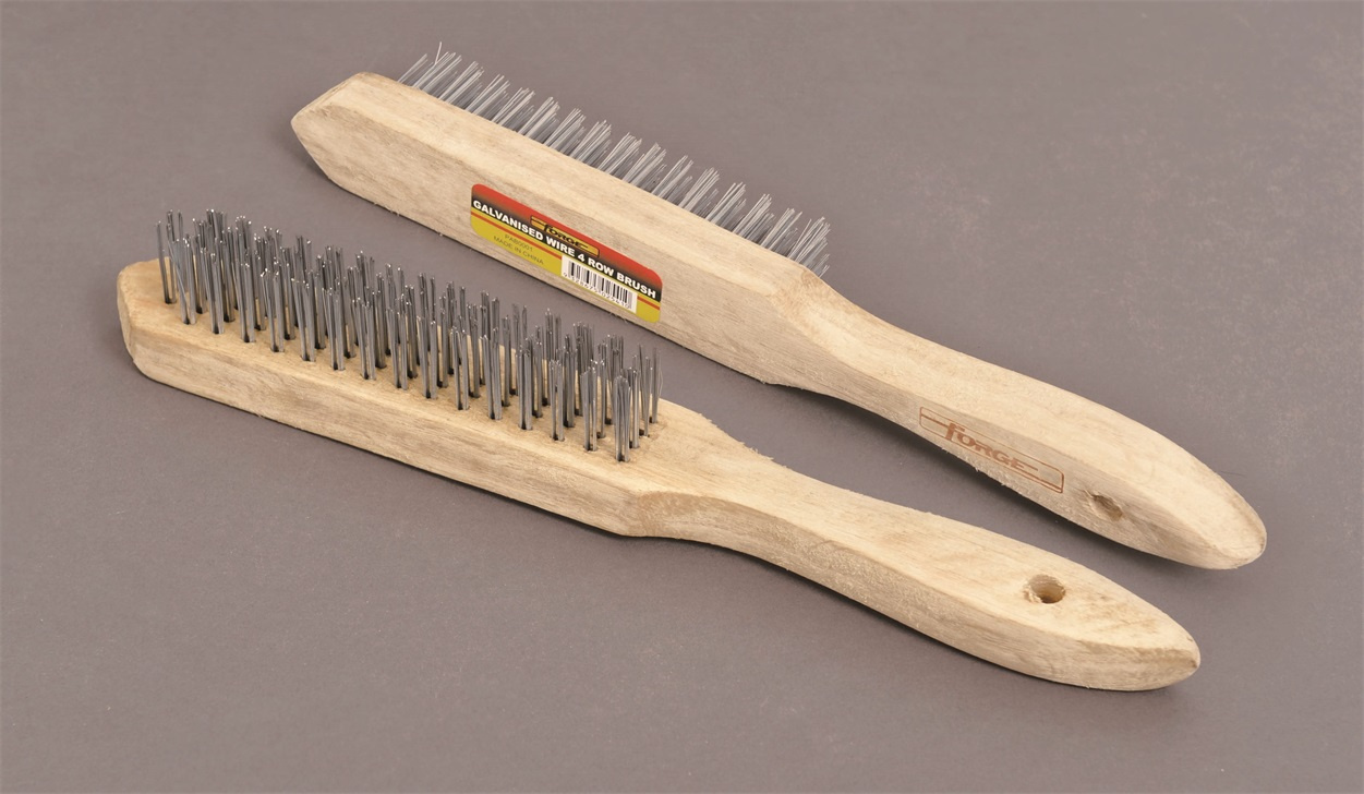 Power Tools Accessories Wire Brush 4 Row Industrial Brushes